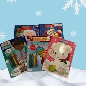 Kids Coloring and Activity Book Set